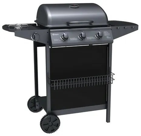Tepro 3196 Hampton 3 gázgrill, 3 égővel, 104 x 55 x 98 cm