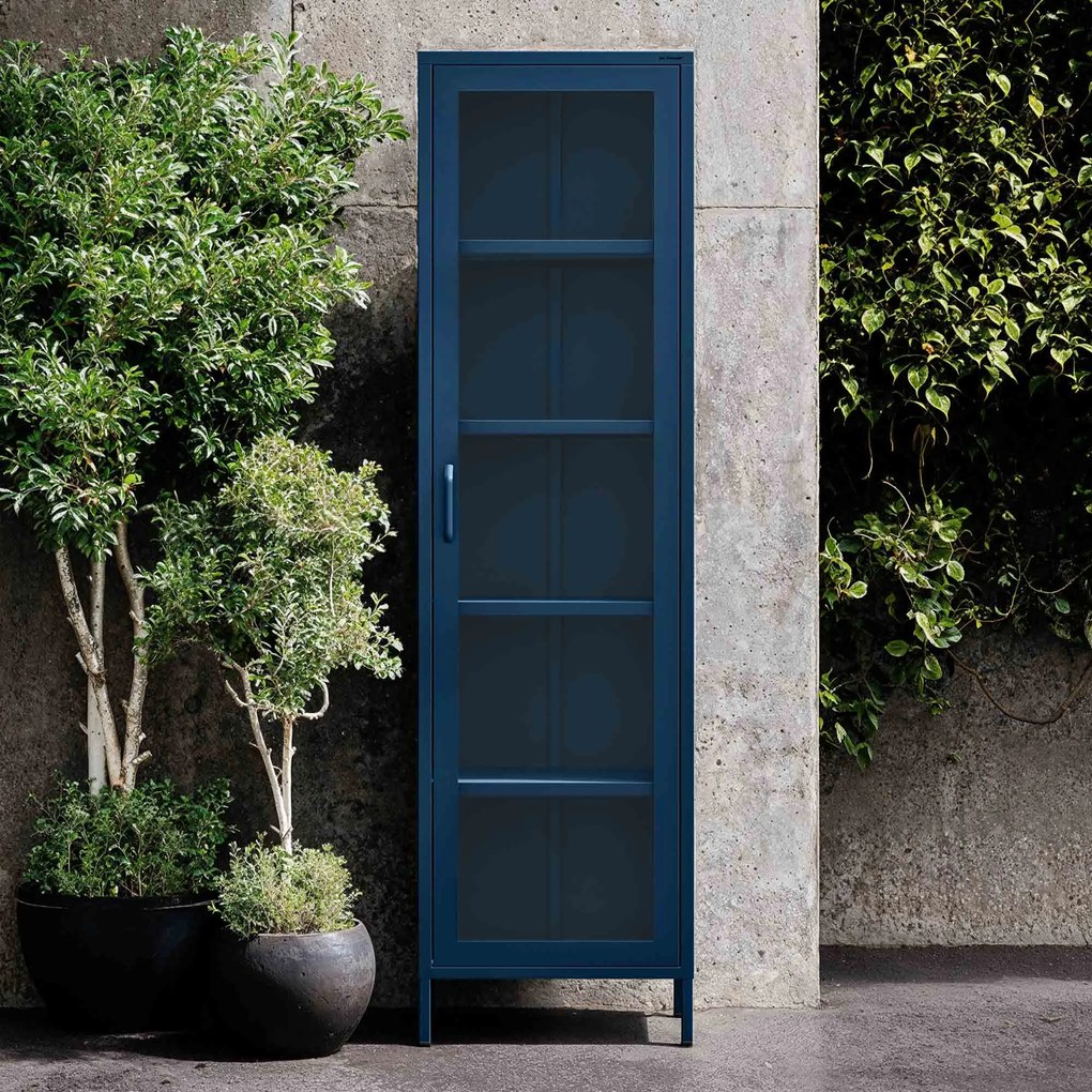 LUIGI vitrin, 500 x 1800 x 350 mm, Modern: gránátszín