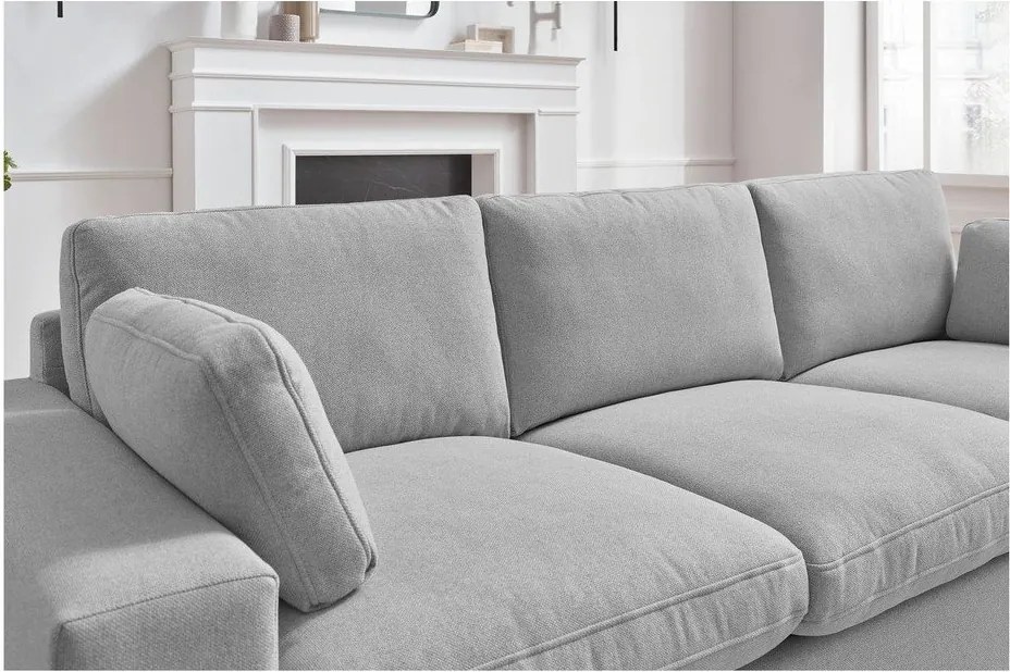 Világosszürke kanapé 250 cm Belair – Bobochic Paris