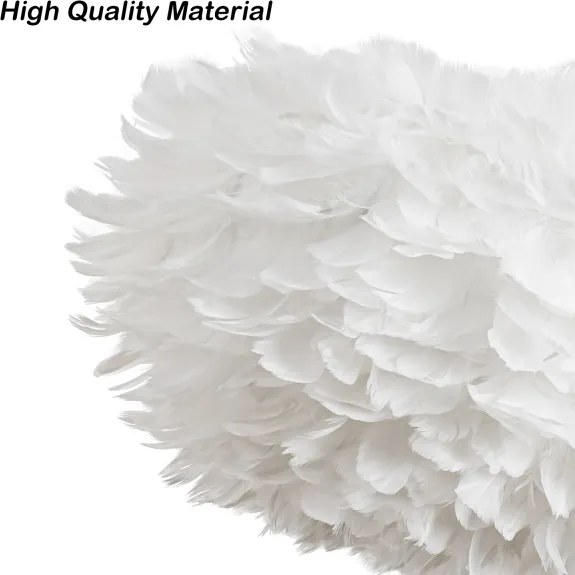 BRILAGI - Mennyezeti lámpatest FEATHER 3xE27/40W/230V átm. 50 cm fehér