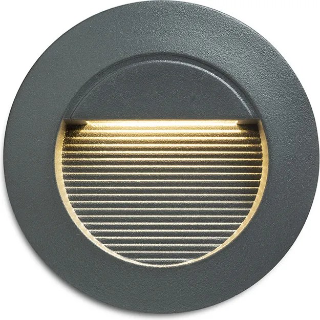 RENDL MARCO 70 süllyesztett lámpa antracit 230V LED 3W IP65 3000K
