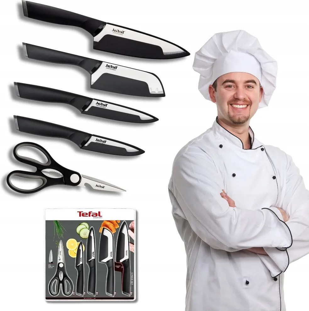 Konyhai kések Tefal Comfort Séf konyhakés Szett