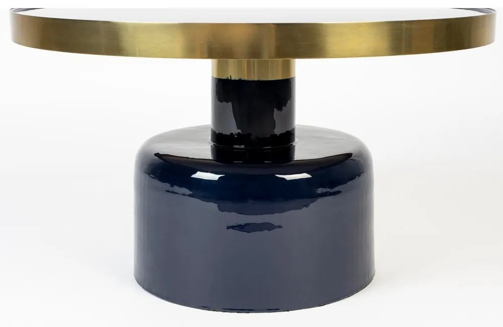 Fém kerek tárolóasztal ø 60 cm Glam – Zuiver