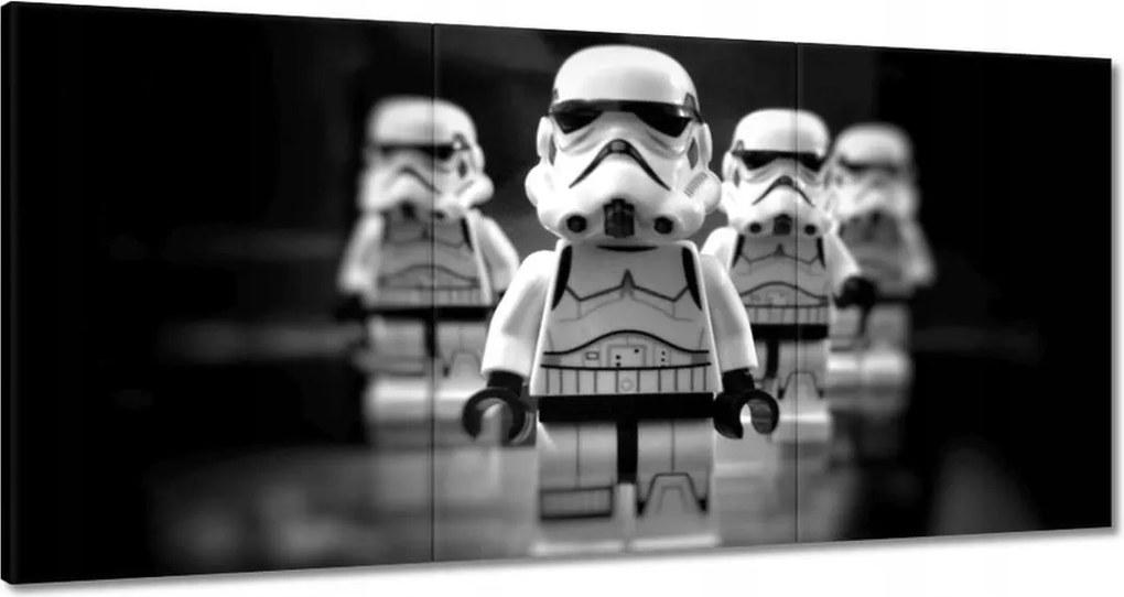 Festmények 180x90 Rohamosztagos figura