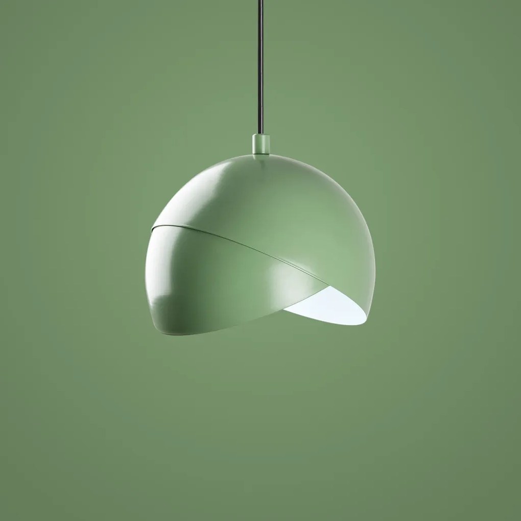 Pacman fém függőlámpa, menta, Ø20 cm