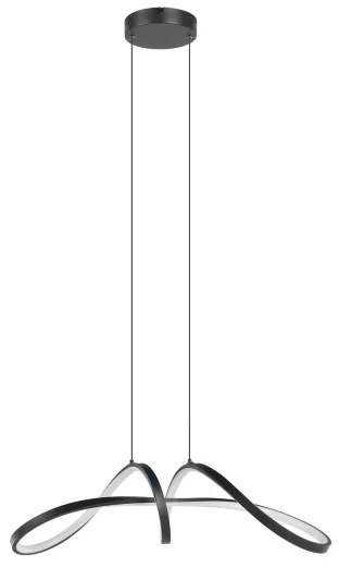 Eglo 901159 - LED RGBW Dimmelhető csillár zsinóron CALAROSSA-Z LED/22W/230V fekete