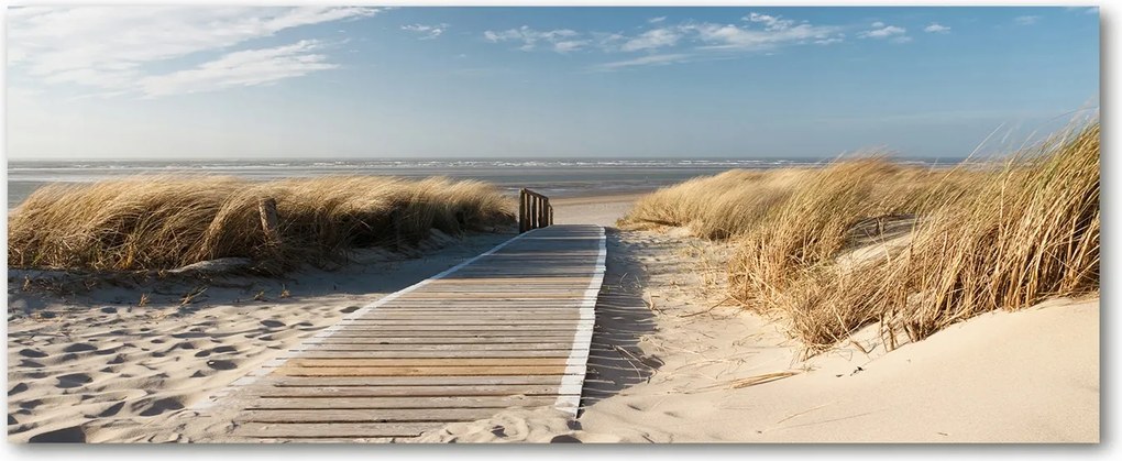 Lacobel konyhai szekrények alá Ösvény a strandon XXL