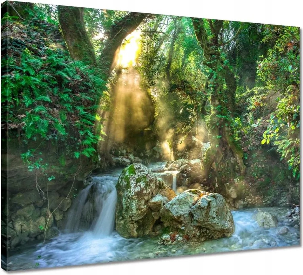 Vászonkép 50x40 Vízesés Tájkép