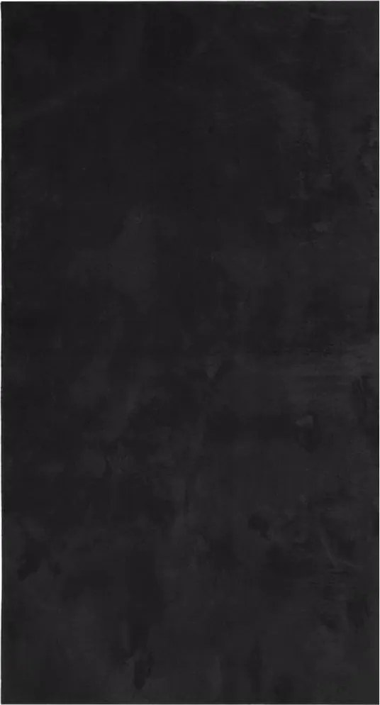 vidaXL HUARTE fekete rövid szálú puha és mosható szőnyeg 80 x 150 cm