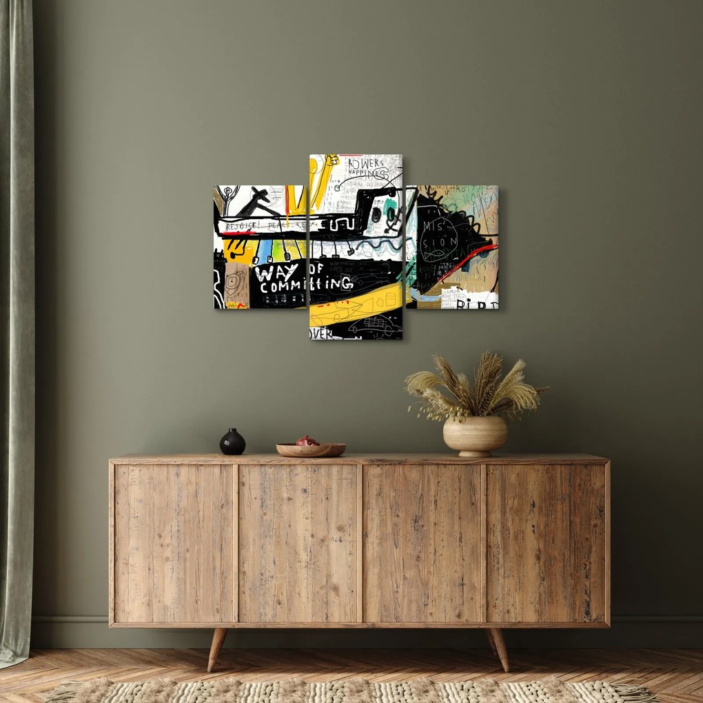Festmény - Graffiti (90x60 cm)
