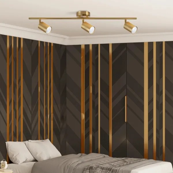 Spotlámpa GOLDI 3xGU10/10W/230V arany