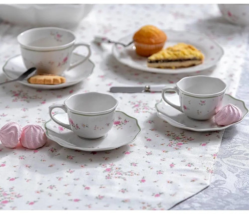 Nonna Rosa fehér porcelán cukortartó - Brandani