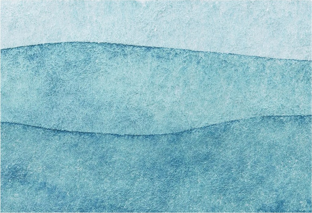 Fotótapéta Flizelin Fal Hálószoba Kék hullámok 152x104 Ragasztó