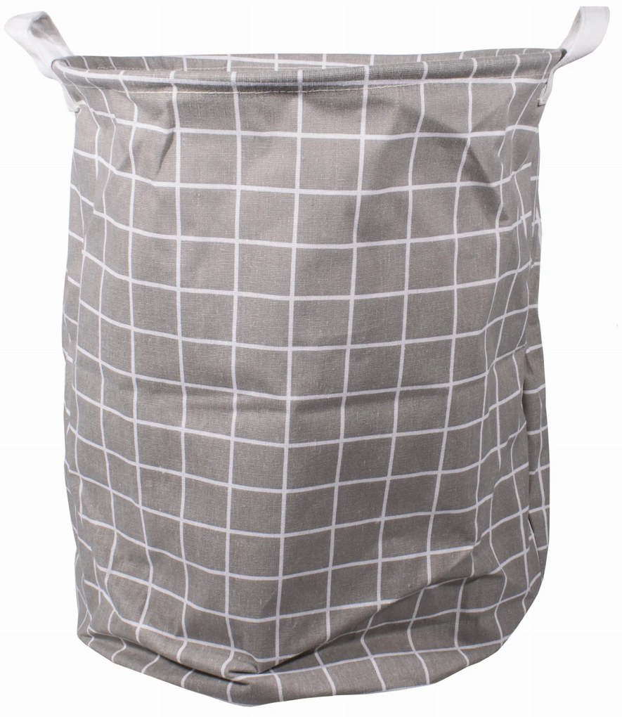 CUBE szürke kosár játékokhoz és ruhákhoz