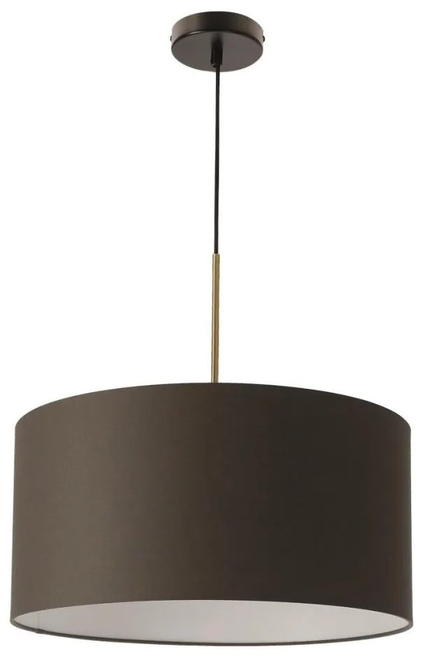 Zsinóros függőlámpa VANTI 1xE27/40W/230V barna