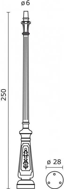 Novolux ROUND C10A-31-02 Utcai lámpa