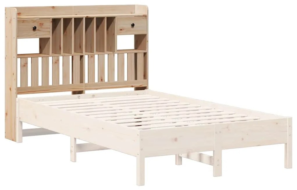 tömör fenyőfa fejtámla tárolóval 135 cm