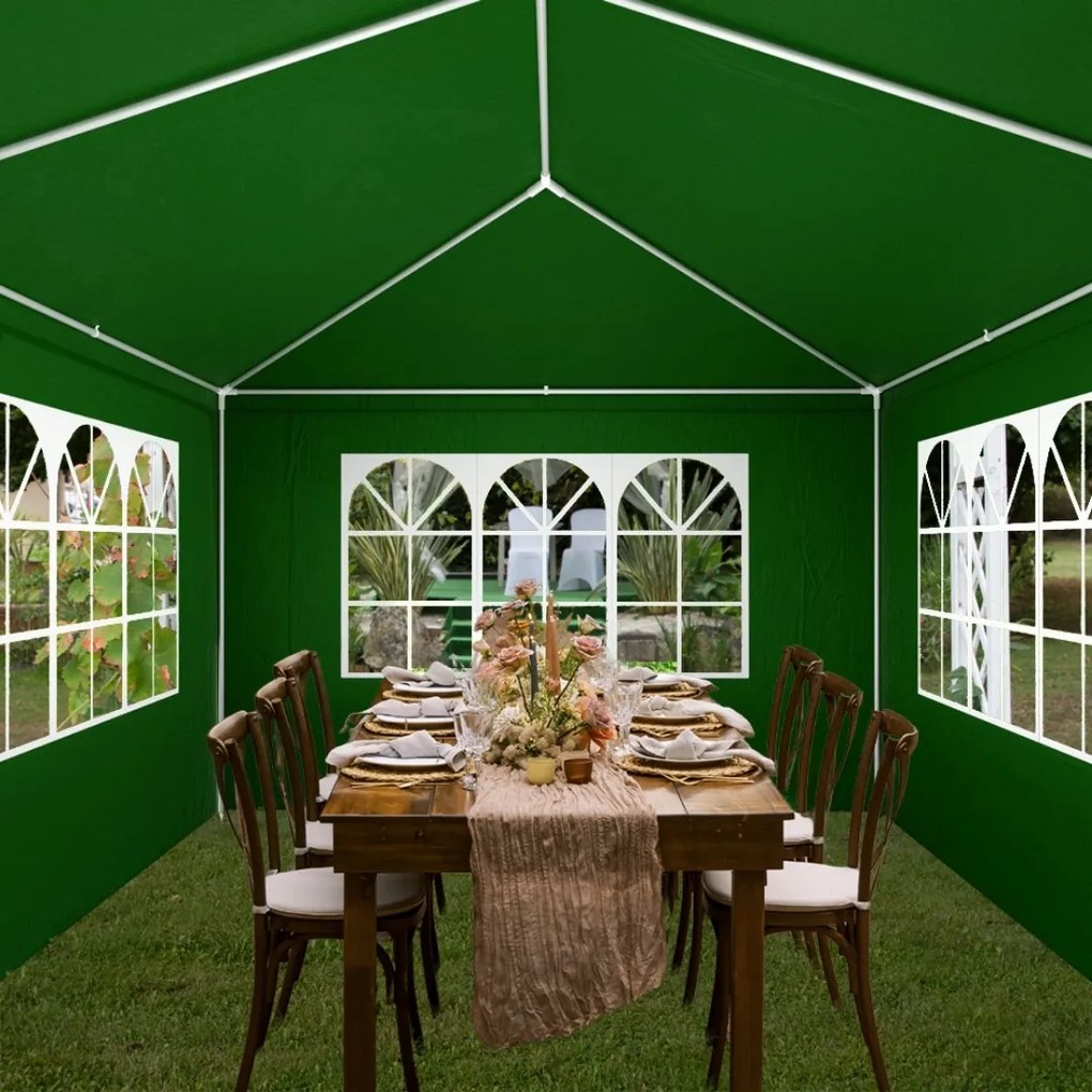 NEAPOL rendezvénysátor, 3x6m, zöld Jurhan