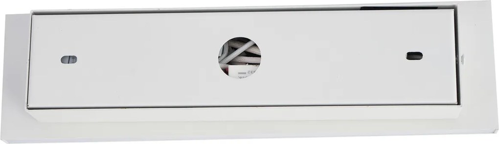 Modern, fehér, állítható fali lámpa USB-C csatlakozóval, LED-del - Modric