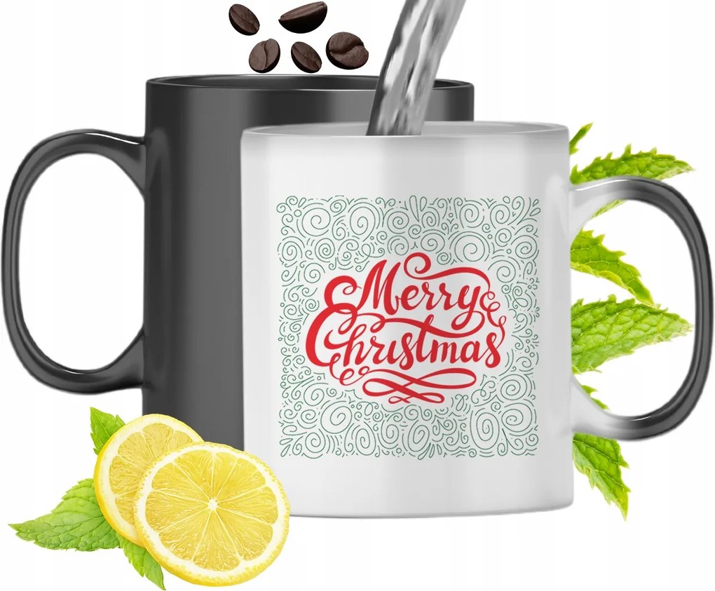 Mágikus Karácsonyi Színváltó Bögre fényképes nyomtatással