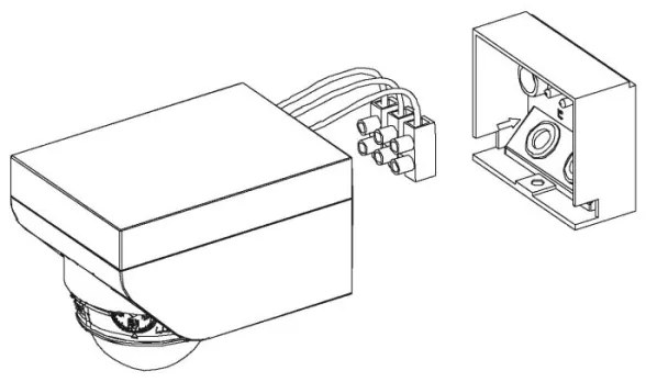 Eglo 97466 - DETECT ME 4 kültéri mozgásérzékelő, 12 m, fehér, IP44