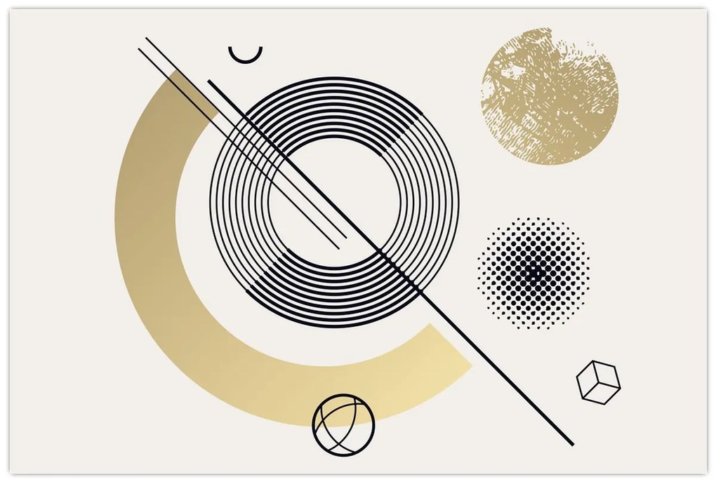 Kép - Geometriai formák N⁰2 (90x60 cm)