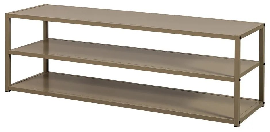 Szürkésbarna fém TV-állvány 120x40x35 cm Teun – WOOOD