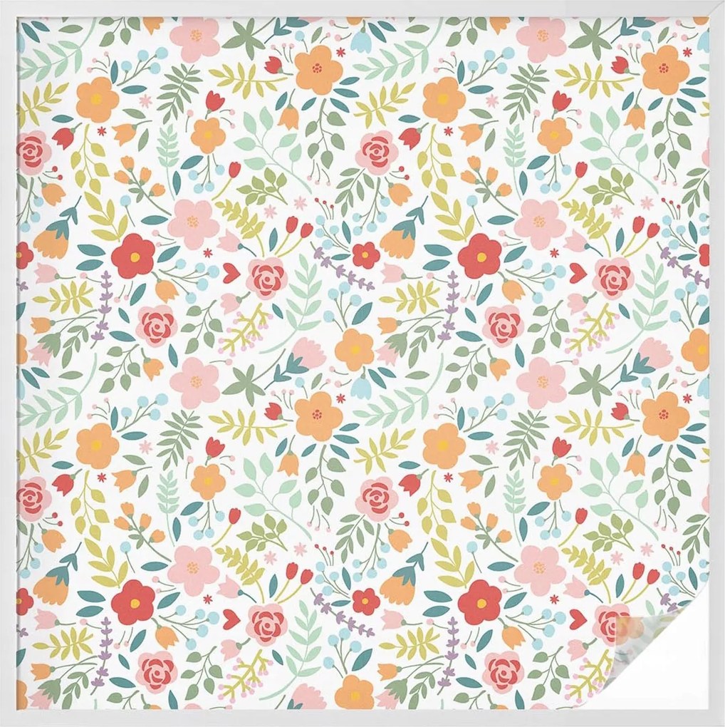 Ablakfólia Konyha Fürdőszoba Adatvédelem Virágmintás 100x100