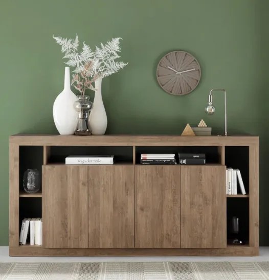 RIMINI komód, négyajtós – mercure tölgy