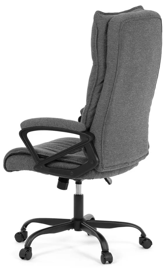 Scaun pivotant de birou confortabil, din țesătură, de culoare gri. KA-Y348