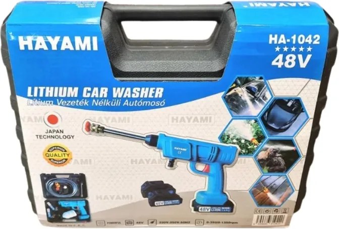 HAYAMI Hayami HA-1042 nagynyomású akkus mosó