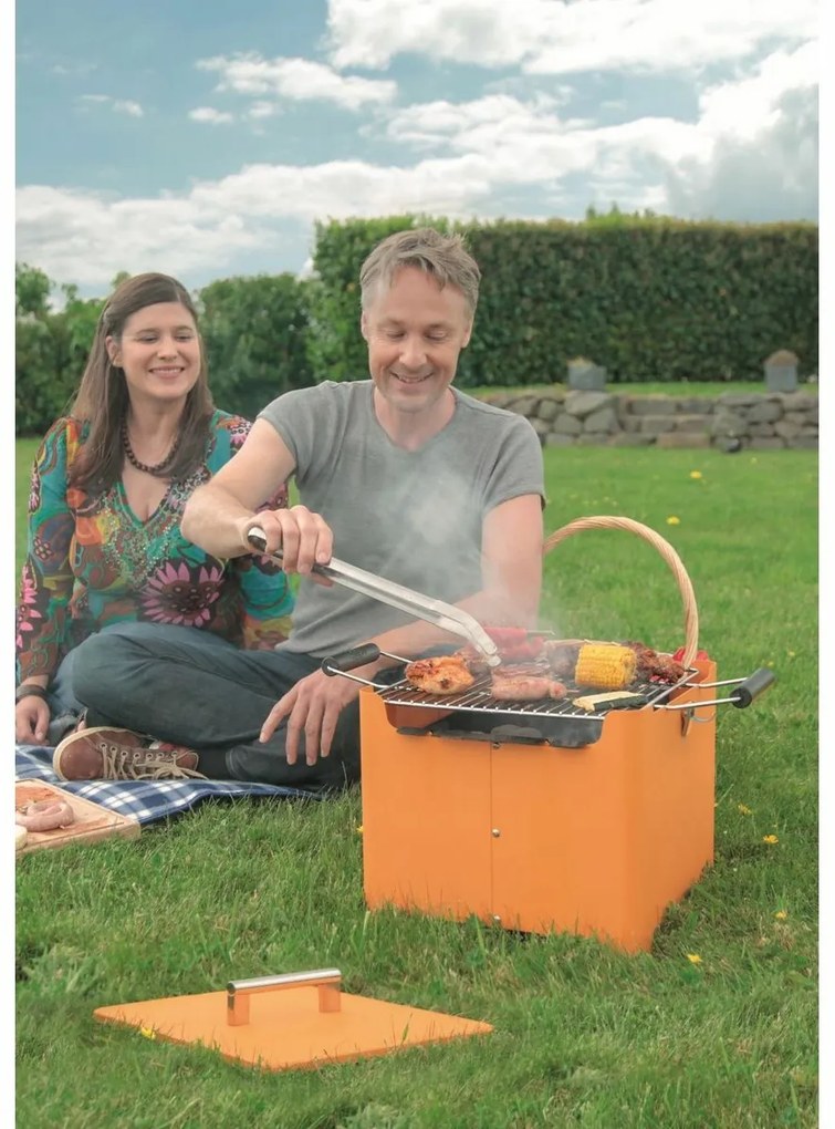 Tepro 1144 Chill&Grill Cube grill,narancssárga, 54 x 3 6 x 35 cm