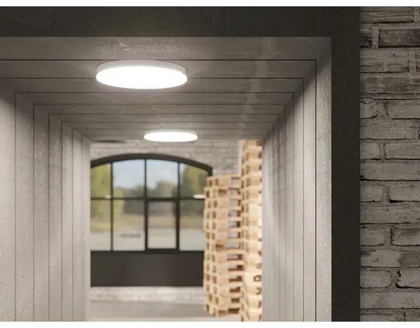 Fényerőszabályozható LED fürdőszobai mennyezeti lámpatest LED/15W/230V átm. 30 cm IP54