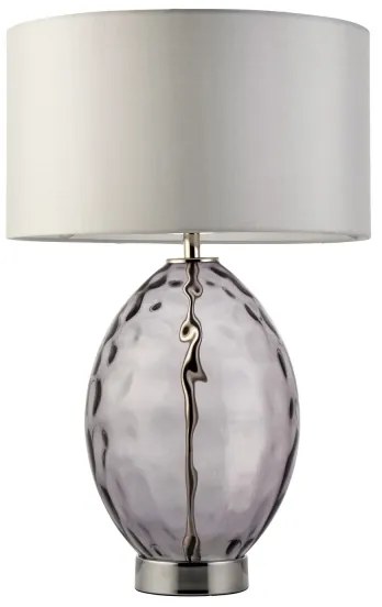 Endon 99581 - Dimmelhető ERIN asztali lámpa 1xE27/10W/230V krémszínű/füstös fekete