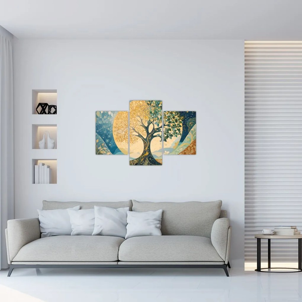 Kép – Életfa a holdban (90x60 cm)