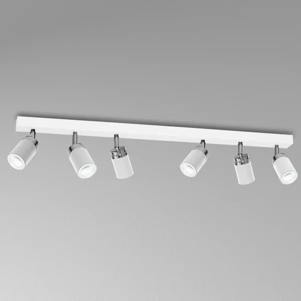 Spotlámpa RENO 6xGU10/8W/230V fehér/króm