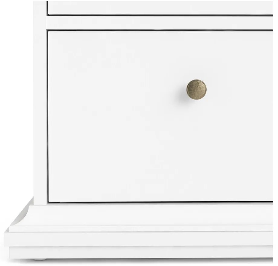 Fehér magas komód 96x140 cm Paris – Tvilum