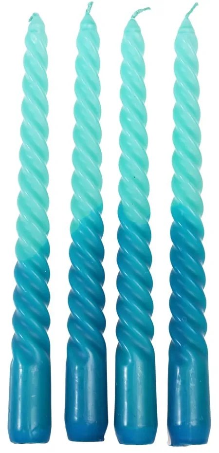 Gyertya szett 4 db-os, égési idő 3 óra Dip Dye – Rex London