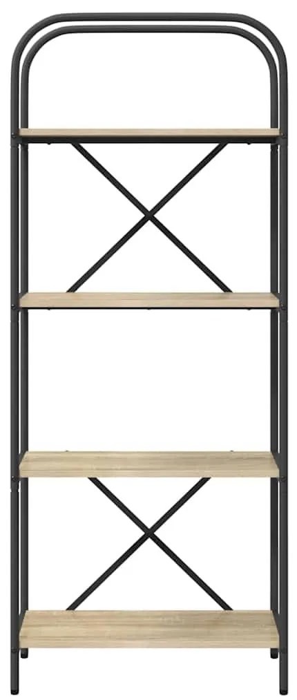 Könyvespolc sonoma tölgy 60 x 30 x 146 cm Faanyag