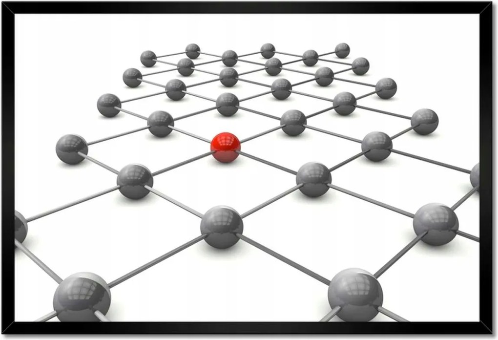 Poszterek keretben 60x40 Molekuláris kapcsolatok