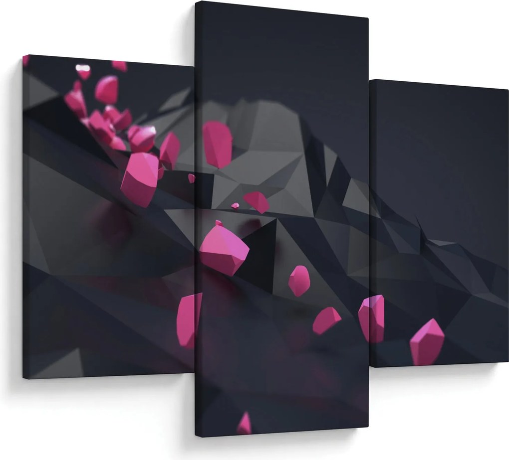 A 3D absztrakció képe (90x60 cm)