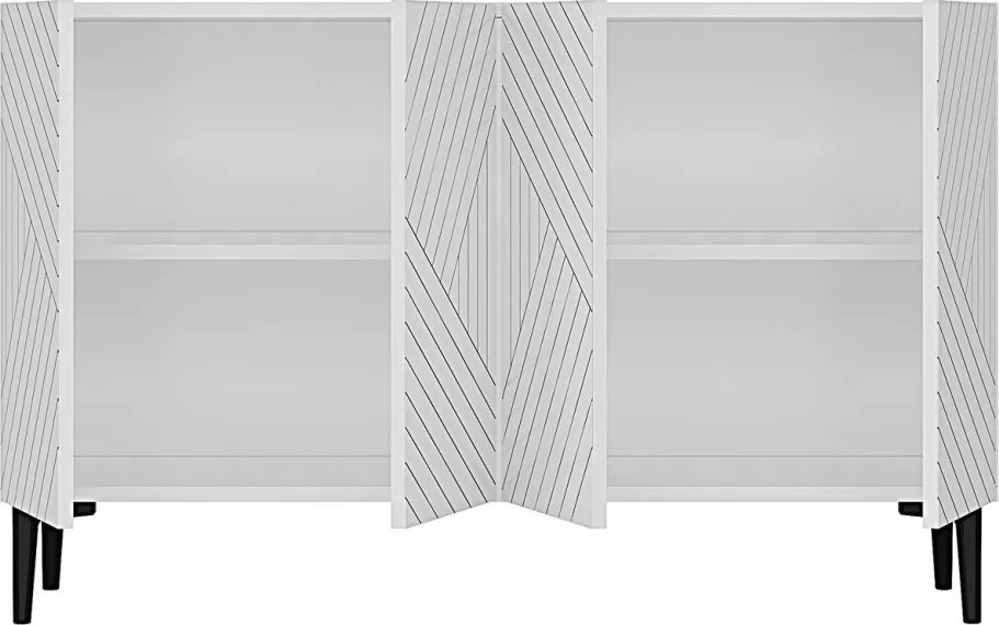 Ferro komód, fehér, 120 cm