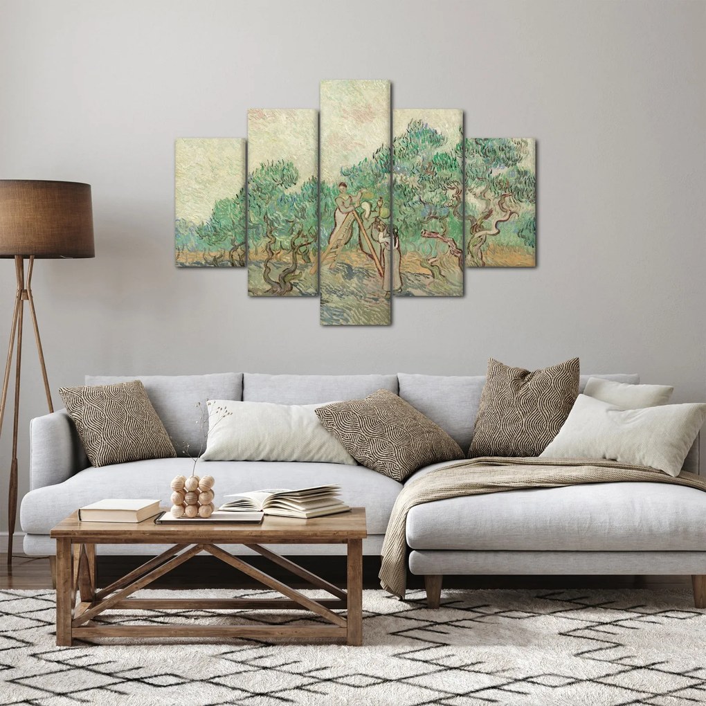 Kép - Vincent van Gogh, The Olive Orchard, reprodukciók (150x105 cm)