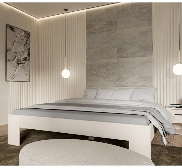 PIROA franciaágy 180x200 cm, bézs