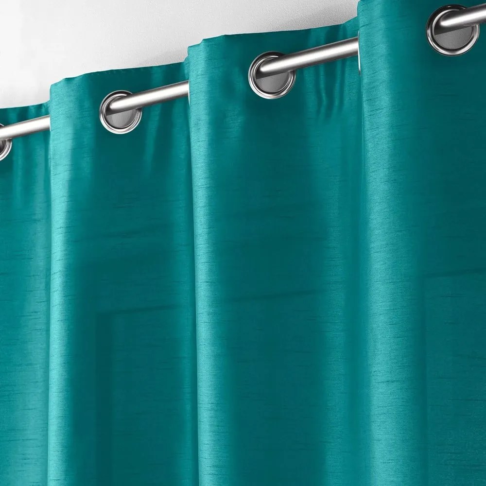 Kék mikroszatén függöny 140x240 cm Shana – douceur d'intérieur