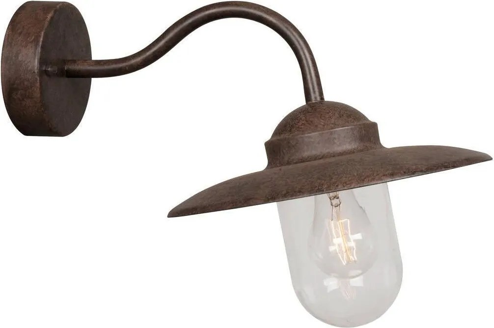 NORDLUX 22671009 LUXERAMBOURG Klasszikus Kültéri Fali Lámpa Rozsdás E27 IP54