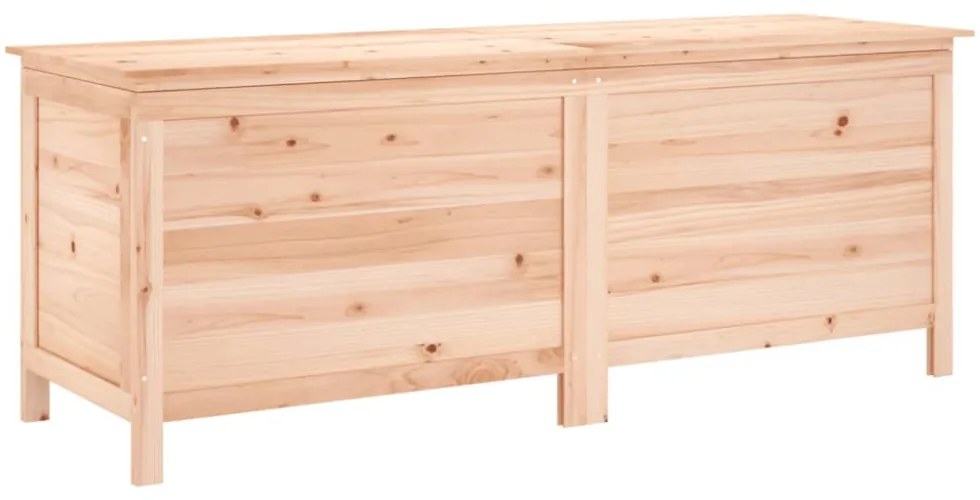 tömör fenyőfa kerti tárolóláda 150x50x56,5 cm