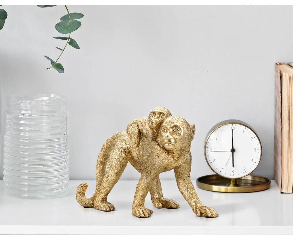 Poligyanta szobor (magasság 18,5 cm) Monkey Mom – Mauro Ferretti