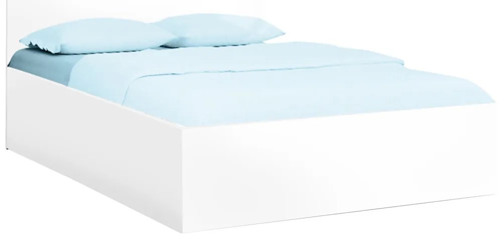 SOFIA ágy 140 x 200 cm, fehér Ágyrács: Léces ágyrács, Matrac: Deluxe 10 cm matrac