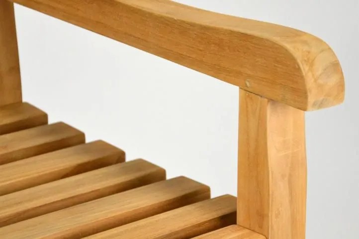 DIVERO Kerti pad 120 cm kezeletlen tíkfából